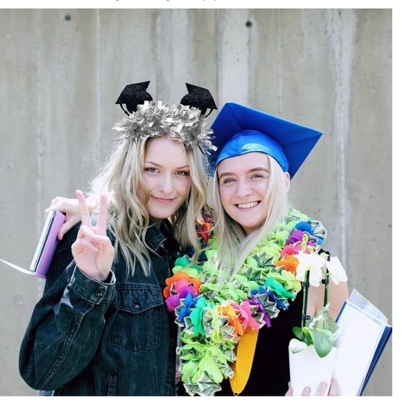 **SOLD**New Graduation Headband Hair Graduation Cap Hair with sequence Hoop 1PC - Picture 5 of 9